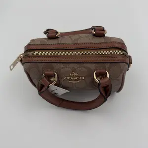 Coach Mini Rowan Crossbody Bag in Signature Canvas - image 412