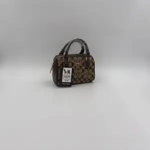 Coach Mini Rowan Crossbody Bag in Signature Chambray - image 466