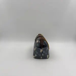 Coach Double Frame Bag 19 in Signature Canvas with Horse and Carriage Print. - image 390