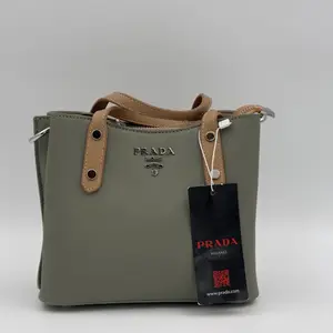 PRADA SAFFIANO MONOCHROME BAG GREEN LEATHER - image 66