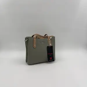 PRADA SAFFIANO MONOCHROME BAG GREEN LEATHER - image 63