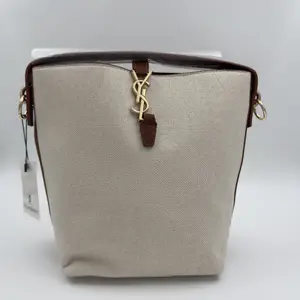 Saint Laurent Le 37 Canvas Bucket Bag - image 162