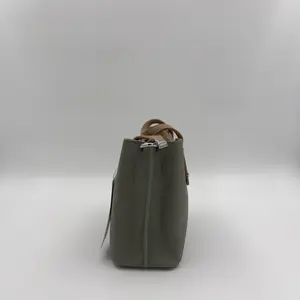 PRADA SAFFIANO MONOCHROME BAG GREEN LEATHER - image 65