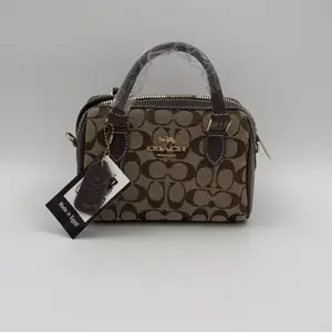 Coach Mini Rowan Crossbody Bag in Signature Chambray - image 462