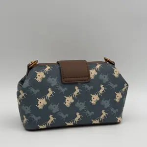 Coach Double Frame Bag 19 in Signature Canvas with Horse and Carriage Print. - image 388
