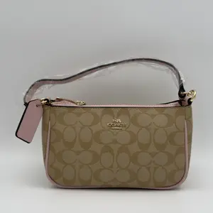 Coach Top Handle Pouch in Signature Canvas - image 508