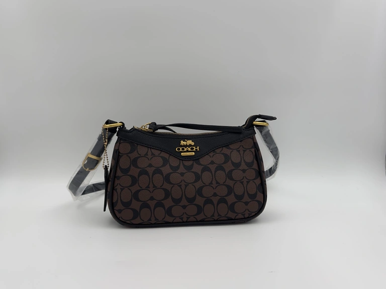 Coach Teri Shoulder Bag in Signature Canvas.