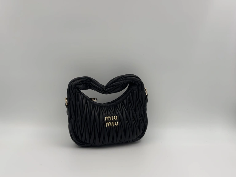 Miu Miu Wander matelassé hobo bag