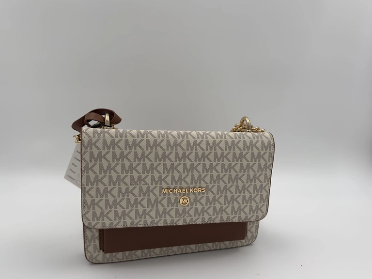 Michael Kors Claire Large Signature Logo Shoulder Bag