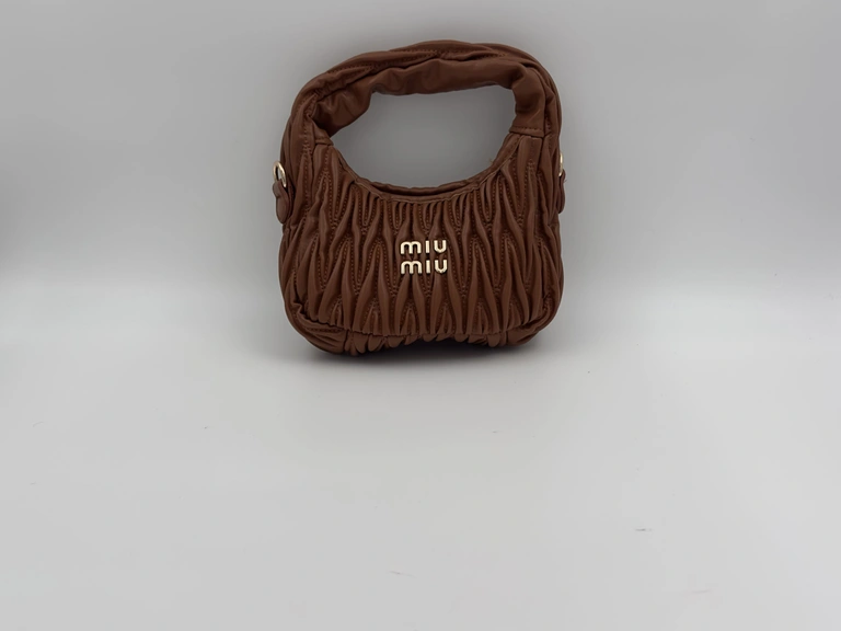 Miu Miu Wander matelassé hobo bag